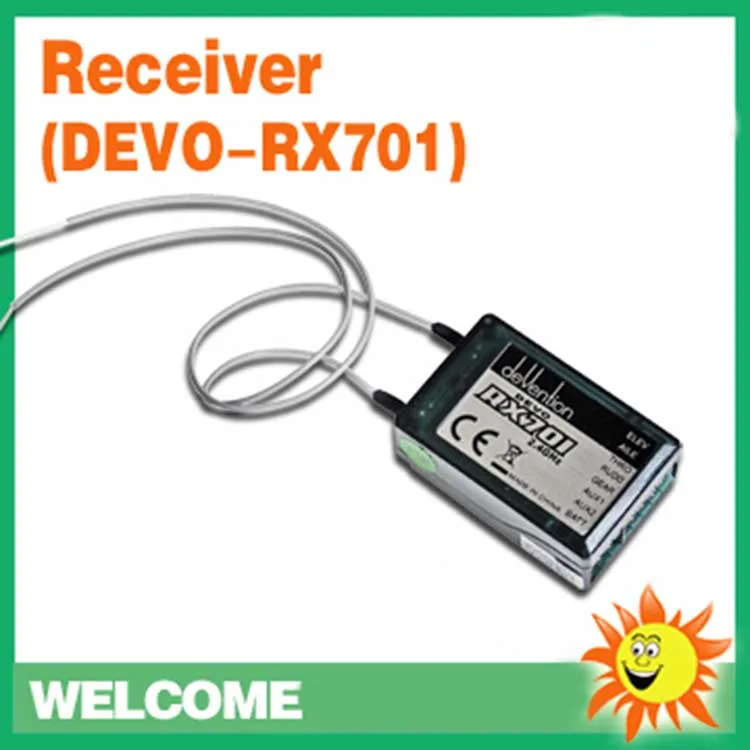 Walkera Часть RX701 2 4 ГГц 7ch ресивер для Devo 6 7 8s 12s F7 передатчик радиоуправляемые