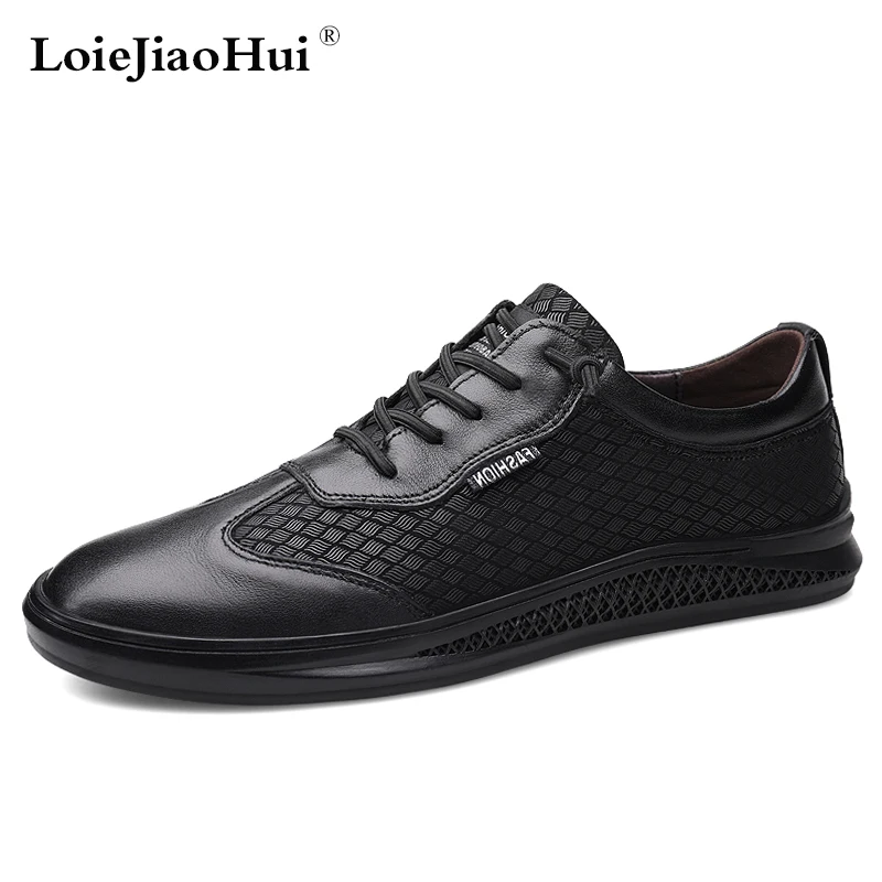 Новинка 2019 года модная мужская повседневная обувь из натуральной кожи Роскошные