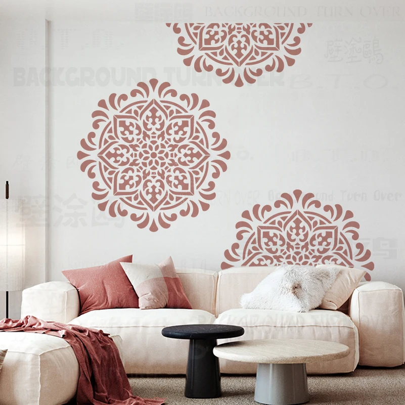 Template Paint Extra Large Wall  Extra Large Mandala Stencil