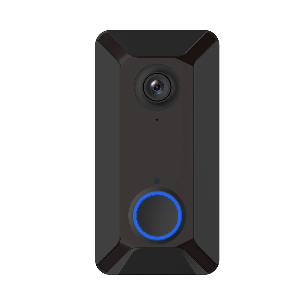 Kivbwy V6 wifi дверной звонок умный беспроводной 720P видеокамера Облачное хранилище дверной звонок cam Водонепроницаемый домашний охранный Колокольчик для дома серый