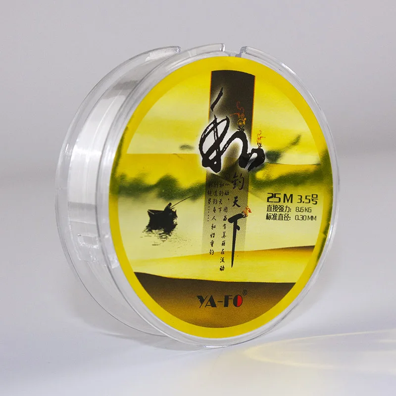 

Factory Direct Selling And Fishing World 25 M Imported from Japan Raw Materials Ultra-strength Tension Fishing Line