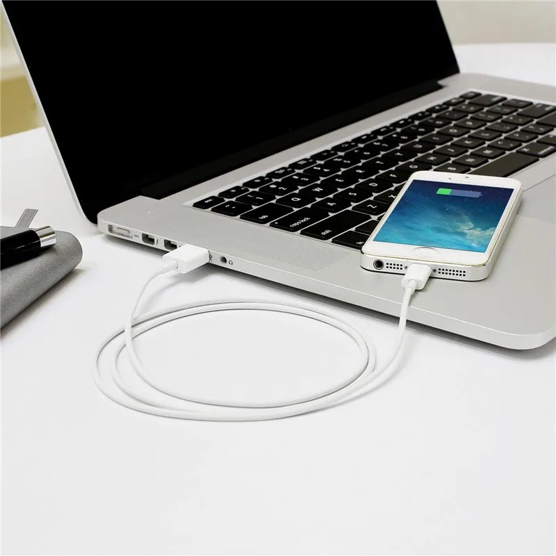 8-контактный usb-кабель для зарядного устройства для iPhone XS Max X XR 8 5 5S 6s 6 7 Plus IOS 12 11 оригинальная копия 8-контактный адаптер для зарядки и синхронизации данных