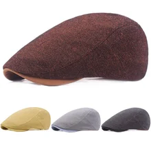 Мужские повседневные водительские шапки для гольфа, блестящие береты, шапки, таксисты, газетная шляпа