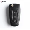 KEYYOU 3 Buttons Flip Car Remote Key Shell For Ford Focus 3 Fiesta 2013  connect mondeo c max Fob Key Case HU101/FO21 Blade ► Photo 1/6