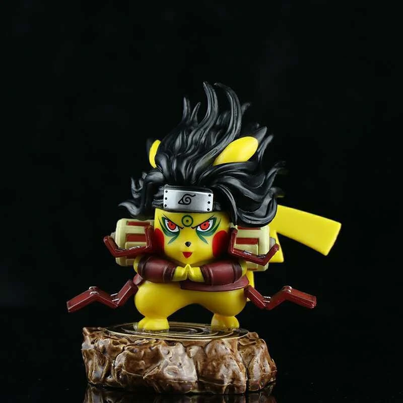 Figurine De Dessin Anime Pokemon Naruto Pikachu Cosplay Senju Hashirama En Pvc Figma Shodai Hokage Brinquedos Juguetes Shinobi No Kami Aliexpress