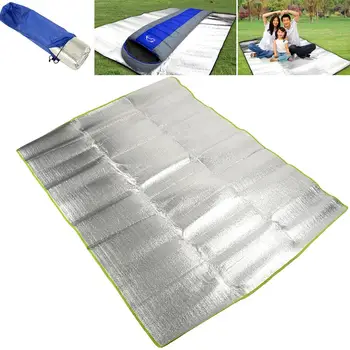 

Aluminum Foil Outdoor Travel Picnic Grass Blanket Camping Sleeping Mat Cushion