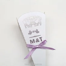 Индивидуальные инициалы, свадебные конфетти, жемчужно-белые чистые свадебные украшения, белые вечерние украшения для стола, конусы для попкорна, свадебные украшения