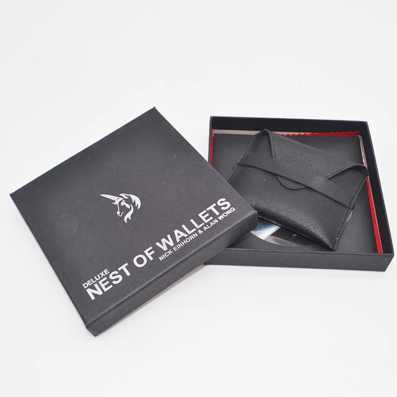 Роскошное гнездо бумажника волшебные трюки появляющийся волшебный волшебник