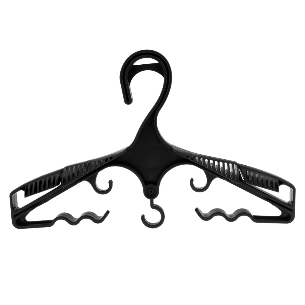 Scuba Diving Deluxe BCD Wetsuit Drysuit Multi Purpose Clothing Hanger Black Swimming