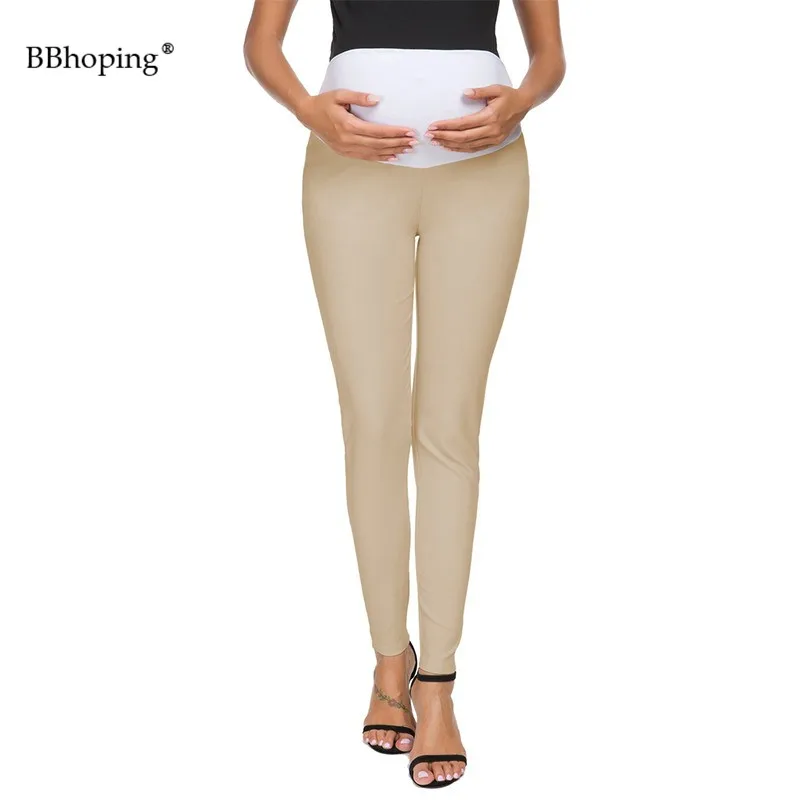 Женские брюки для беременных очень удобный стрейч обтягивающие брюки для беременных Повседневная одежда для мамы узкие брюки для беременных зимние