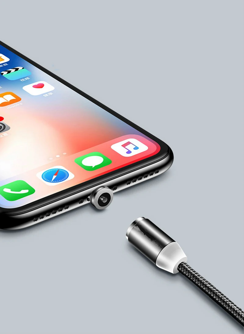 아이폰에 대 한 마그네틱 마이크로 USB 케이블 삼성 안 드 로이드 빠른 충전 자석 충전기 USB Type C 케이블 휴대 전화 코드 와이어