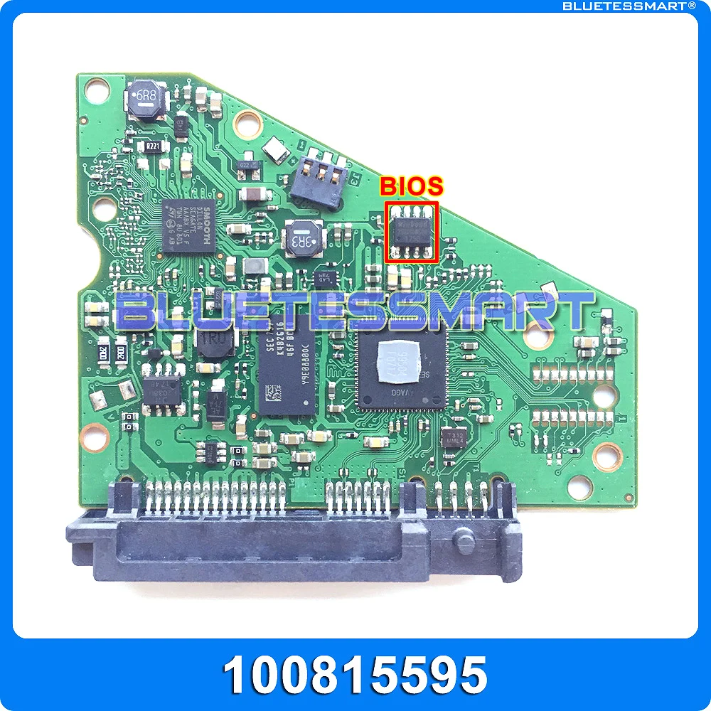 Partes do Disco Rígido Placa Lógica Pcb Placa de Circuito Impresso 100815595 Rev d para Seagate 3.5 Sata Hdd Recuperação de Dados Reparação do Disco Rígido