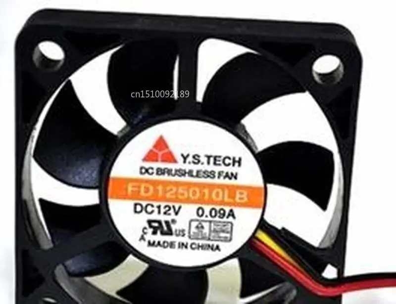 Для FD125010LB 5010 0.09A 50*50*10 мм 12 в три провода теплоотвод вентилятор