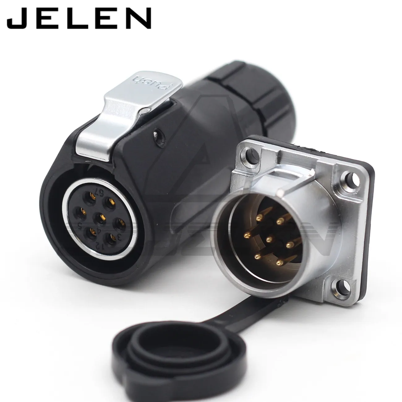 Connettori Auto Impermeabili DRRI Serie HE20 – Da 2 A 12 Pin, Spina E Presa IP67