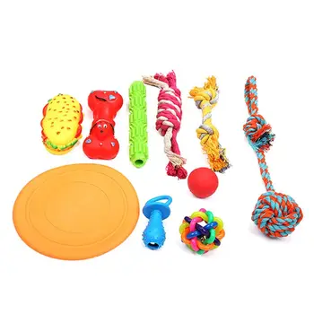 

10PCS Dog Chew Rope Toys Supporting Perfect for Aggressive Chewers and Playful