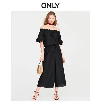 

ONLY Women's Loose Fit Off-the-shoulder Wide-leg Jumpsuit | 119144501