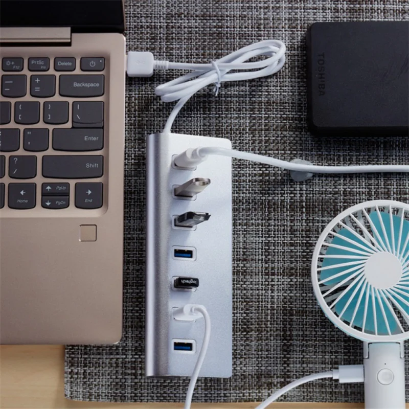 3/4/7 Порты и разъёмы USB3.0 USB Hub Высокоскоростной адаптер для мобильного жесткого диска USB флэш-накопитель считыватель для мобильного телефона Камера USB2.0 концентратор