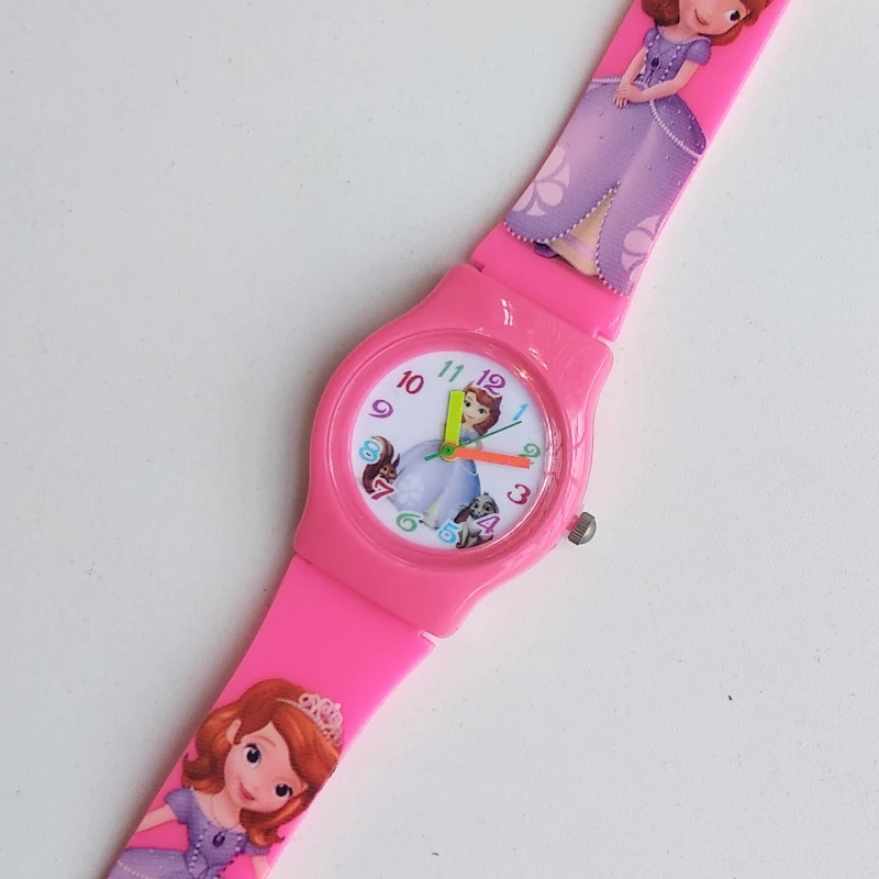 Новые силиконовые цветные детские Студенческие часы для девочек модные наручные часы для девочек детские наручные часы принцессы Детские кварцевые часы