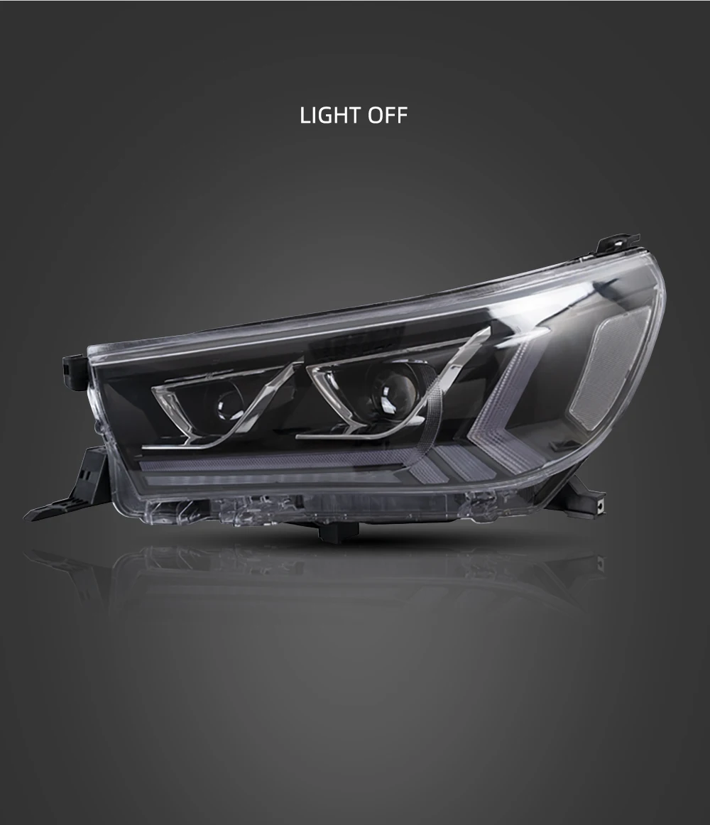 Vland factory for car headlight for Hilux headlight full led for Revo head lamp