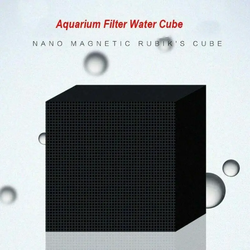 

Eco-Aquarium water purification cube water purifier fish tank filter bottom filter activated carbon bacteria filter material