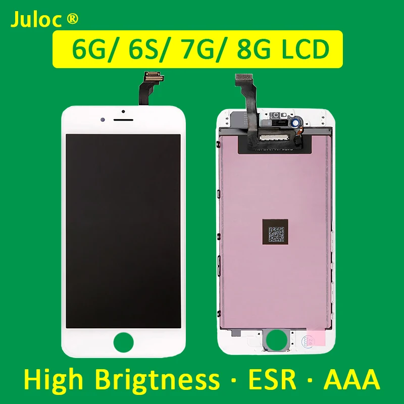50 шт./лот bluk ESR AAA для iphone 6 6s 7 8 ЖК-дисплей с сенсорным экраном дигитайзер сборка