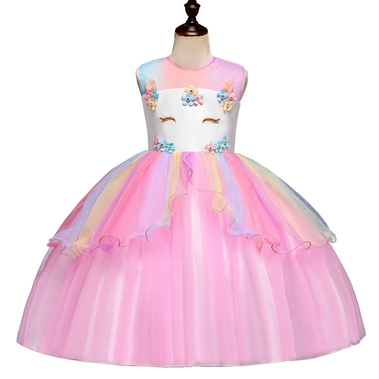 AmzBarley Girls Costume Princess Sofia Dress Fancy Party Dress up Cosplay