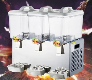 

CE 18L*3Tank Frozen Hot Cold Drink Beverage Milk Juice Dispenser Machine