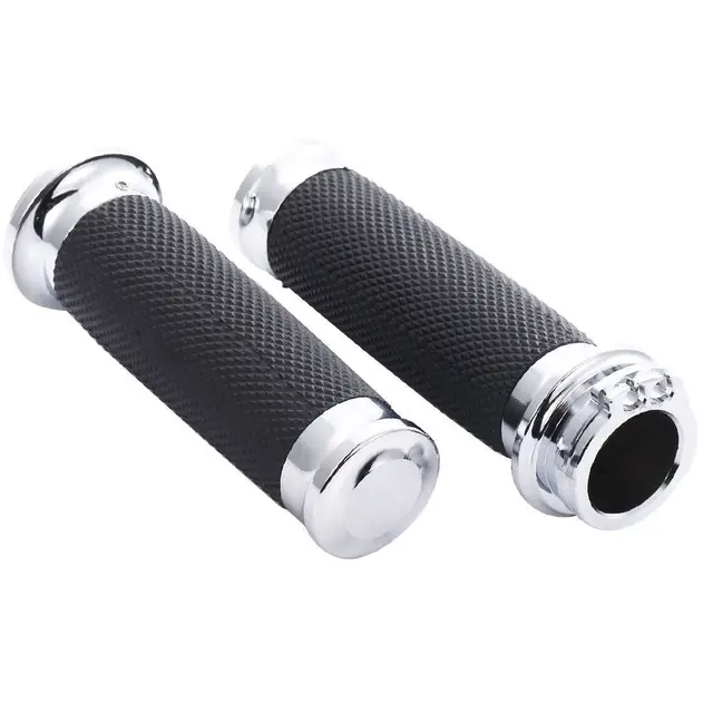 US $13.39 Universal 125mm Handlebar Handle Bar Hand Grips Motorcycle For Harley Honda Suzuki Yamaha Kawasaki
