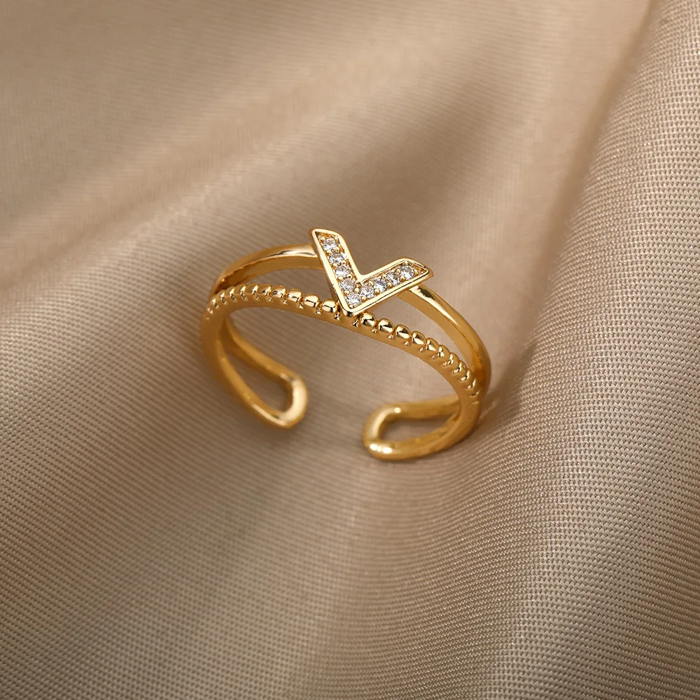 Buy Yellow Gold Rings for Women by Virinda Online | Ajio.com