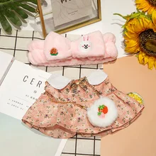

1Set Mini Doll Clothes Yellow Ducks Plush Toy Dress Headwear Cap Bag Sweater ​Clothes Accessories For 30CM Doll Accessories