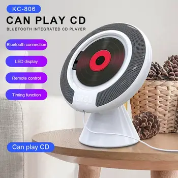 

Portable CD Player Bluetooth Wall Mountable CD Music Player FM Radio with LED Display