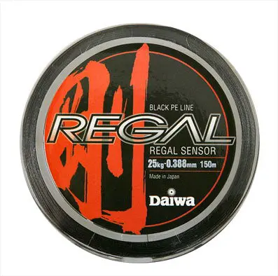 Fishing line braided fishing Daiwa Regal sensor-B 150 meters 0 132mm Black | Спорт и развлечения
