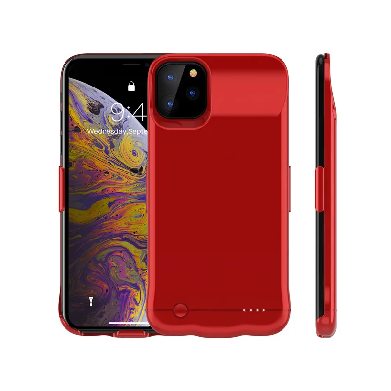 Ультра тонкая батарея зарядное устройство чехол для iPhone 11 Pro Max внешний блок