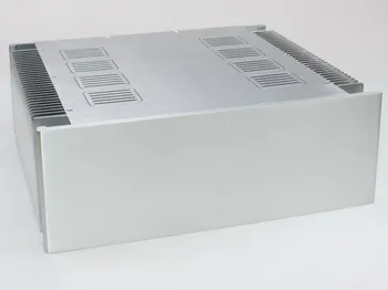 

WA85 All aluminum amplifier chassis / Preamplifier case / AMP Enclosure DIY box (435 *155*392mm)