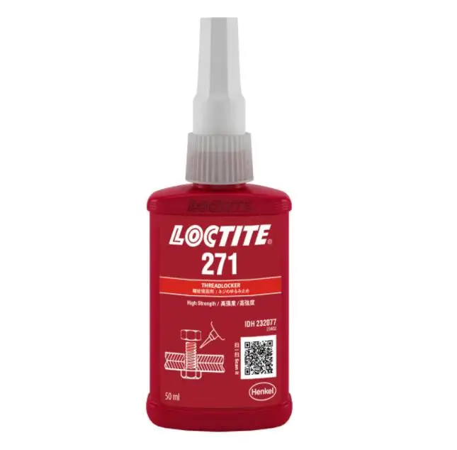 Loctite 271 высокопрочный средней и низкой вязкости винтовой уплотнитель клей
