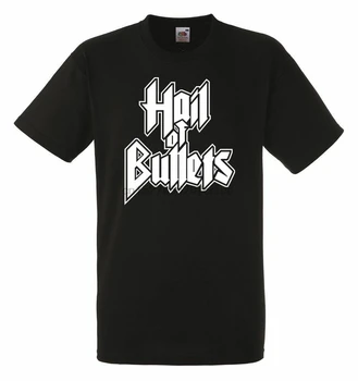 

Hail of Bullets Logo Black Mens T-shirt Men Rock Band Tee Shirt