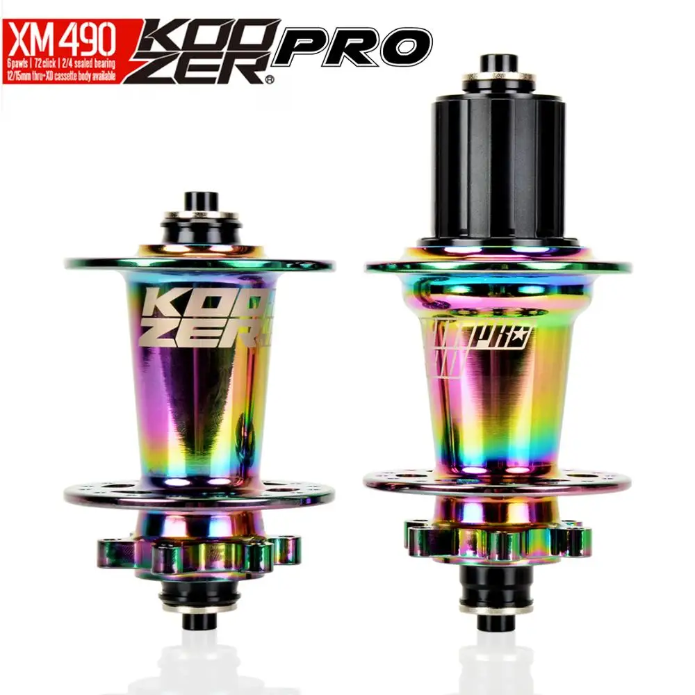 Ступица Koozer XM490 PRO 4 подшипника 10*135 мм QR100 * 15 12*142 32 отверстия|Велосипедные втулки| |