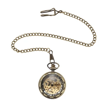 

Mechanical Pocket Watch Steampunk Retro Luxury Pocket Watch Men'S And Women'S Fashion Pocket Watch