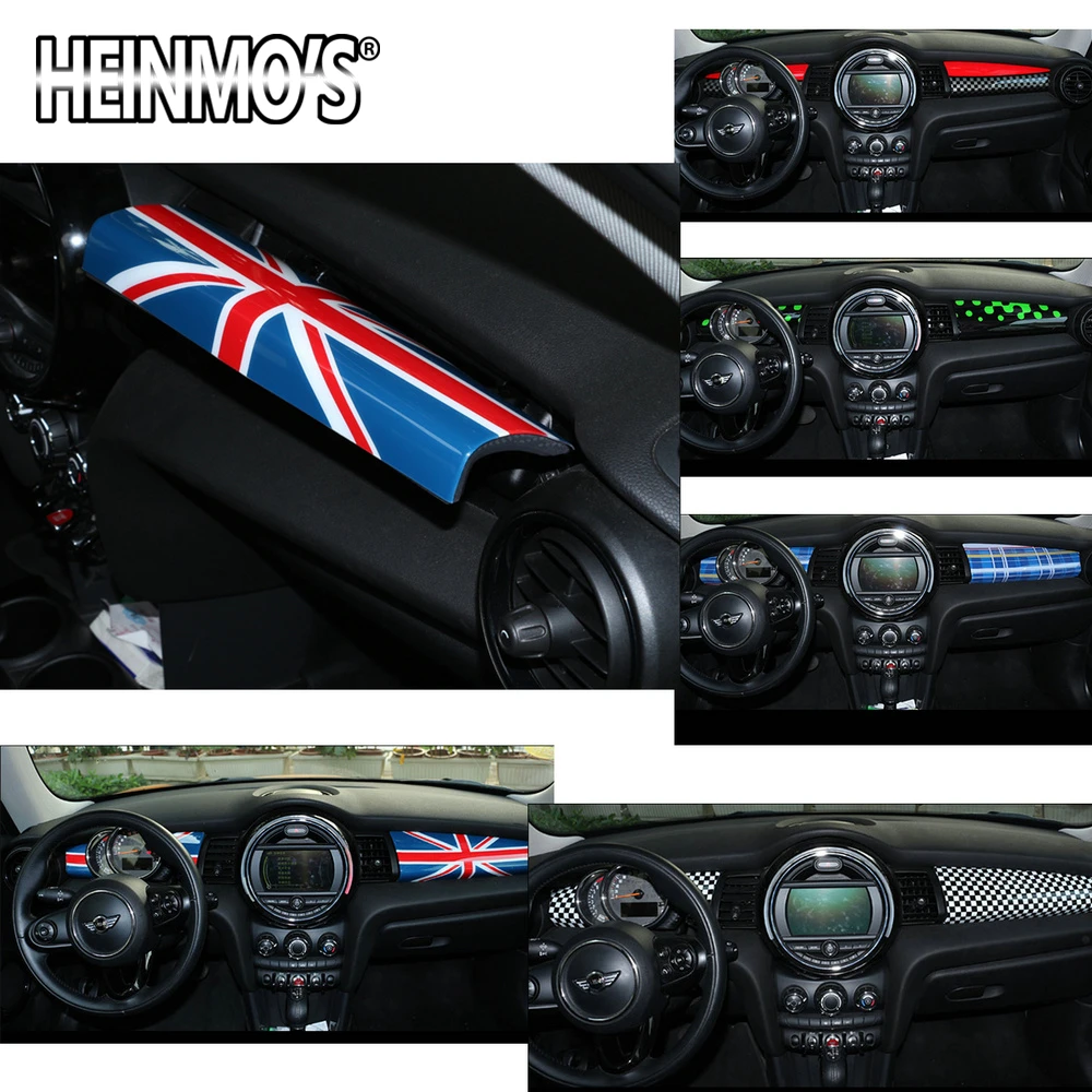 Для MINI Cooper F56 F55 Стайлинг приборной панели декоративная наклейка наклейки чехол