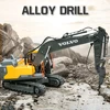 DOUBLE E E568 Truck 1:16 RC Truck Alloy 3 in 1 Engineering Car 2.4G Remote Control Car RC Excavator Toys for Boys Kids Xmas Gift 3