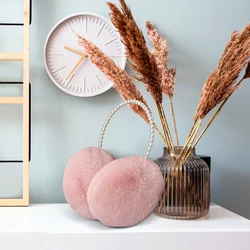 Bonito macio de pelúcia orelha mais quente earmuffs para mulheres homens moda earflap ao ar livre vermelho meias menina ano novo orelha muffs capa