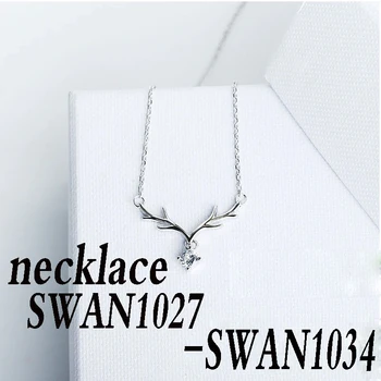 

2020 New Fashion Vintage Crystal Cubic Zirconia Classic Ladies Necklace for Girlfriend Birthday Christmas Gift SWAN1027-SWAN1034
