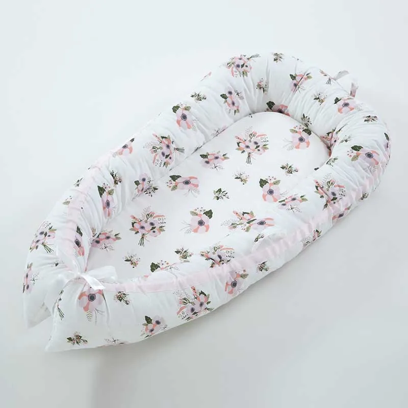 

Nordic Baby Portable Crib Uterine Bionic Nest Bed Washable Detachable Travel Cot Newborn Infant Baby Crib With Bumper