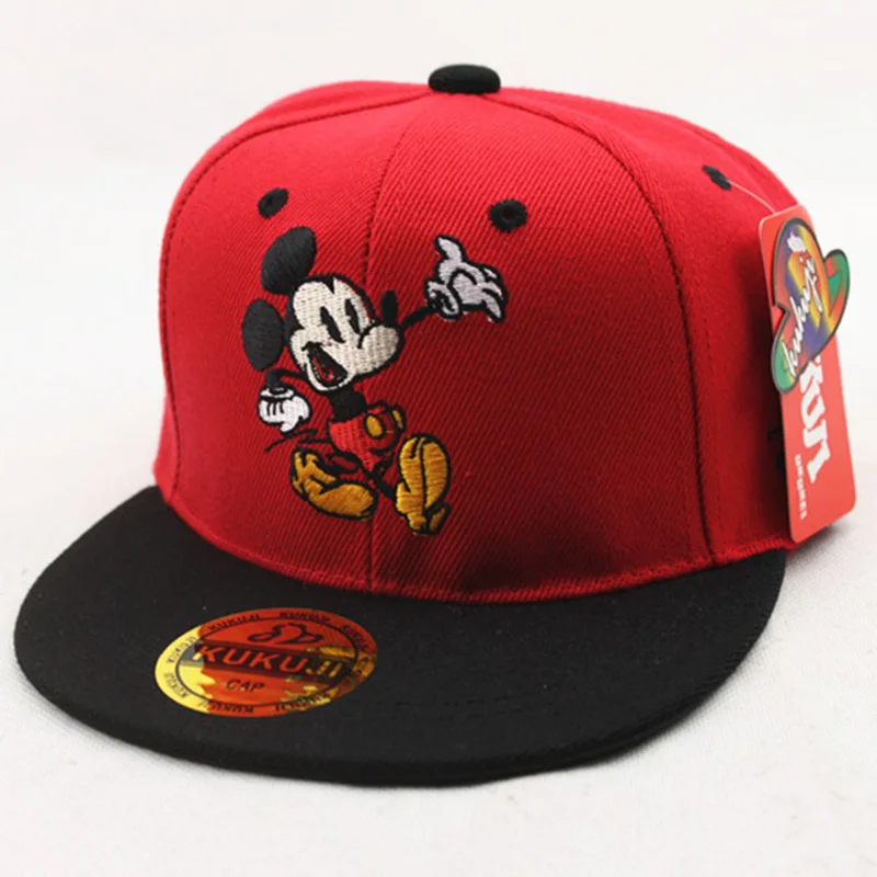 Disney вышивка Микки мультфильм детская шляпа летние дикие мальчики девочки кепки в стиле хип-хоп солнцезащитные бейсболки Sombrero para nignos - Цвет: D