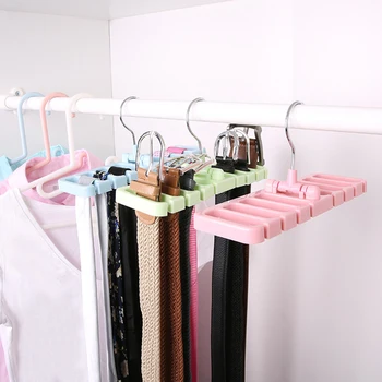

8-hole Storage Rack Tie Belt Organizer Rotating Ties Hanger Holder Closet Organization Wardrobe Finishing Rack Space Saver
