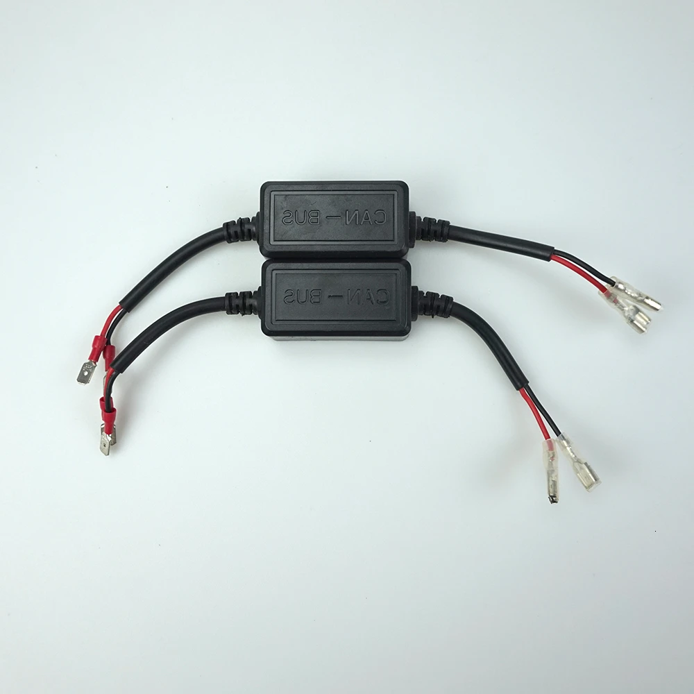 2 шт. светодиодный декодер HID H1 H3 H4 H7 H8 H11 HB3 HB4 9005 9006 9004 9007 эффективно устраняйте радиопомех фары мигающий