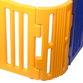 

4 PCs Corner Piece Extension Panel Set For Baby Playpen Kids Safety Yellow Plastic Playpen Corner Piece BB3151