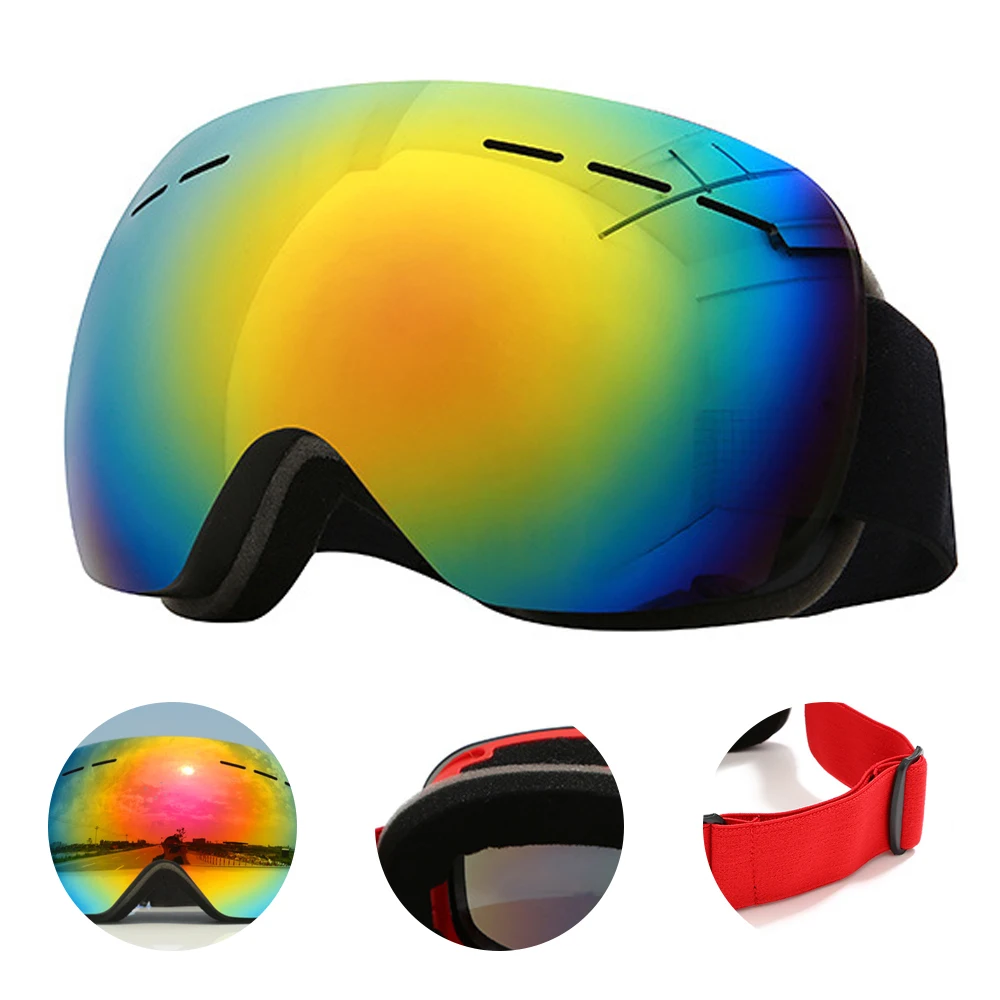 

Ski Goggles Double Layers Snowboard Goggles Anti-fog Big Glasses Skiing Snow Snowboard Goggles Winter Outdoor Sport Dropshipping