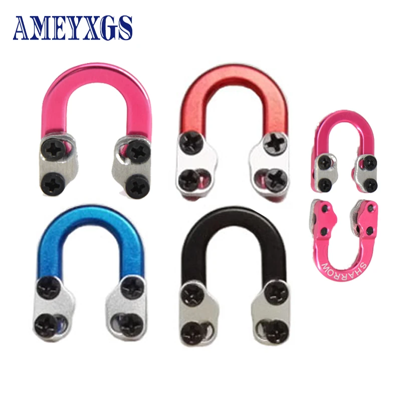 

1pc Archery Metal D Loop U Shape Ring for Fixing The Bowstring Safety Point Compound Bow Shooting Hunting Accessories Training