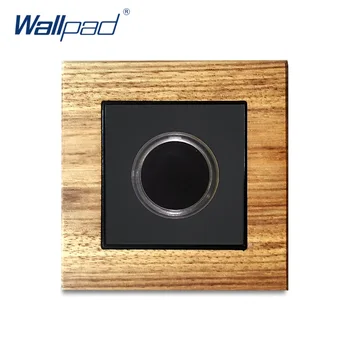 

Touch Time delay Switches Wallpad Luxury Wall Light Switch Wooden Panel Touch Switches Interrupteur